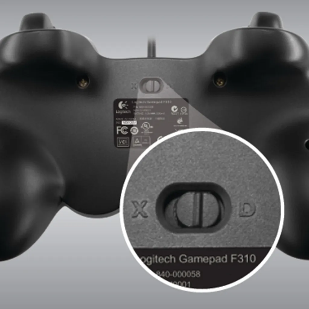 Ảnh Tay cầm gaming console có dây Logitech F310 - 4 phím di chuyển D-Pad, TV Android 3