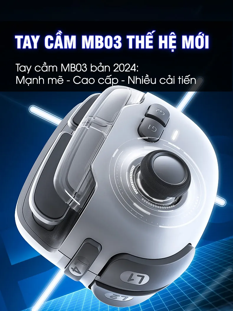 Ảnh Tay cầm giả lập MEMO MB03 phiên bản pro thế hệ mới hỗ trợ ghìm tâm nút ghi hình macro bấm combo liên quân COD FF MLBB 1