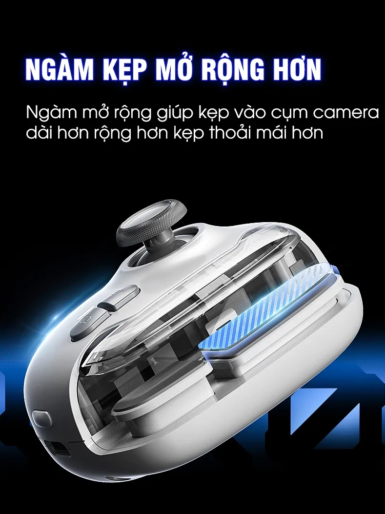 Ảnh Tay cầm giả lập MEMO MB03 phiên bản pro thế hệ mới hỗ trợ ghìm tâm nút ghi hình macro bấm combo liên quân COD FF MLBB 3
