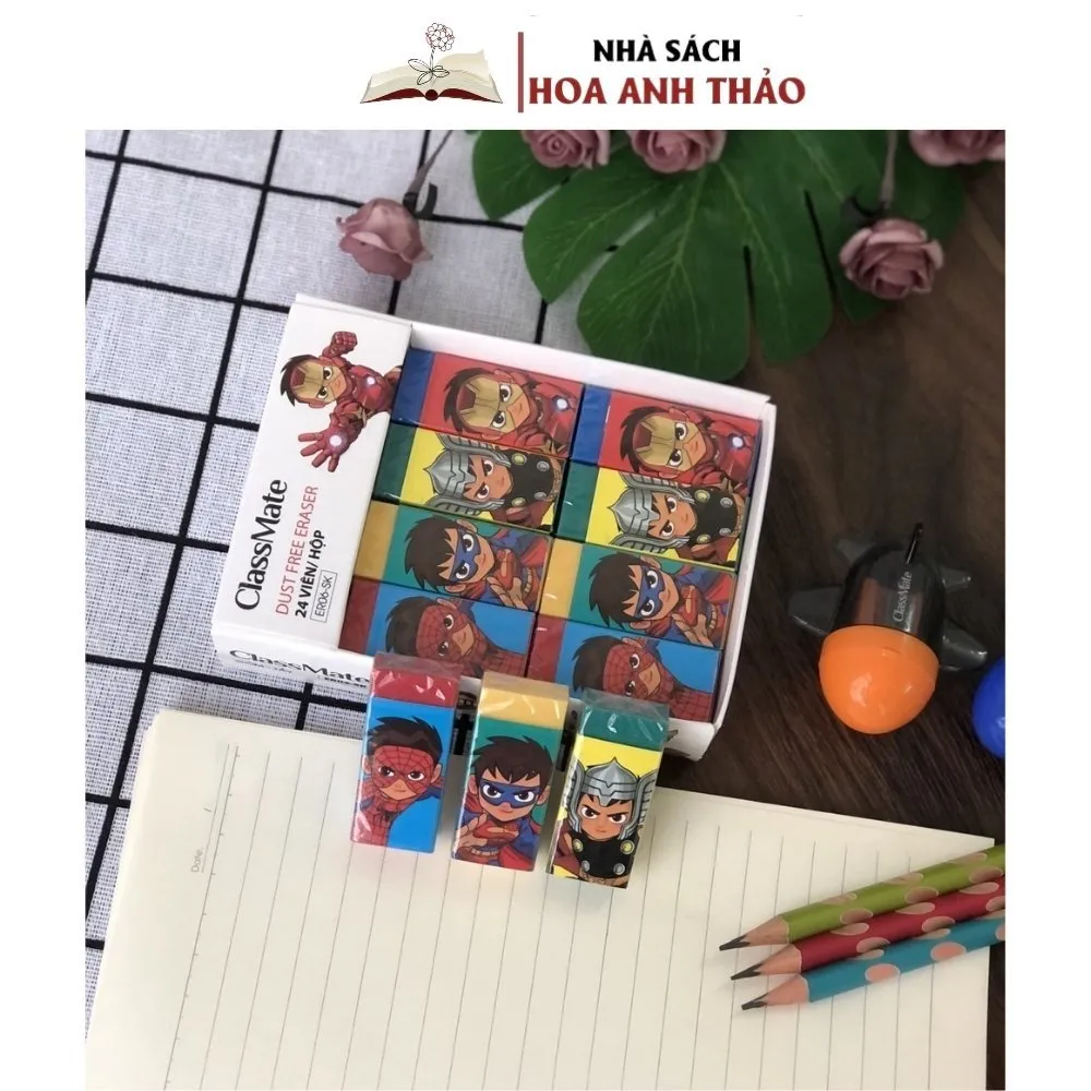 Ảnh Tẩy gôm xóa sạch Siêu nhân - Công chúa Classmate - ER06SK/ER12PR 2