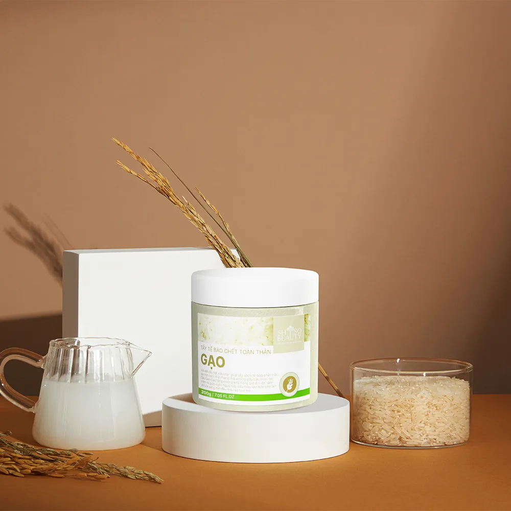 Ảnh Tẩy tế bào chết body - Cám Gạo làm sáng da, dưỡng ẩm, ngăn ngừa lão hóa SHSO Beauty 200g - NPC PHAR 3