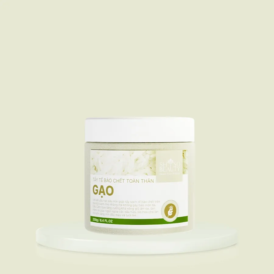 Ảnh Tẩy tế bào chết body - Cám Gạo làm sáng da, dưỡng ẩm, ngăn ngừa lão hóa SHSO Beauty 200g - NPC PHAR 4