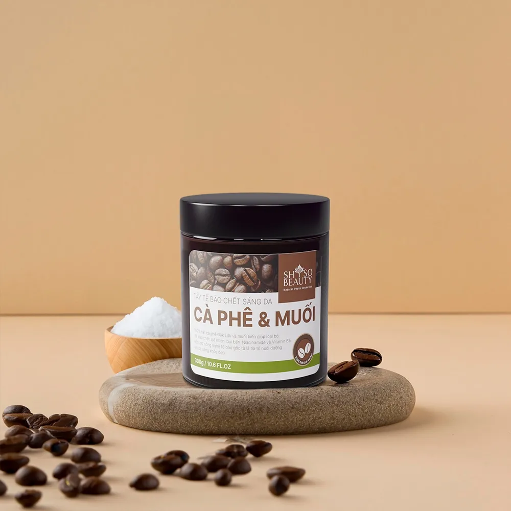 Ảnh Tẩy tế bào chết Cà Phê nguyên chất và Muối làm sáng mịn da SHSO Beauty 200g - NPC PHAR 2