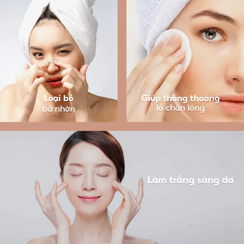 Ảnh Tẩy tế bào chết da mặt dạng hạt FRESH WHITE SAND BY TENAMYD DEEP CLEAN PORE CARE SCRUB FOAM CLEANSER 2