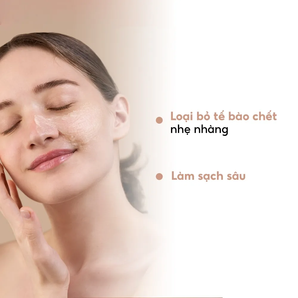 Ảnh Tẩy tế bào chết da mặt dạng hạt FRESH WHITE SAND BY TENAMYD DEEP CLEAN PORE CARE SCRUB FOAM CLEANSER 3