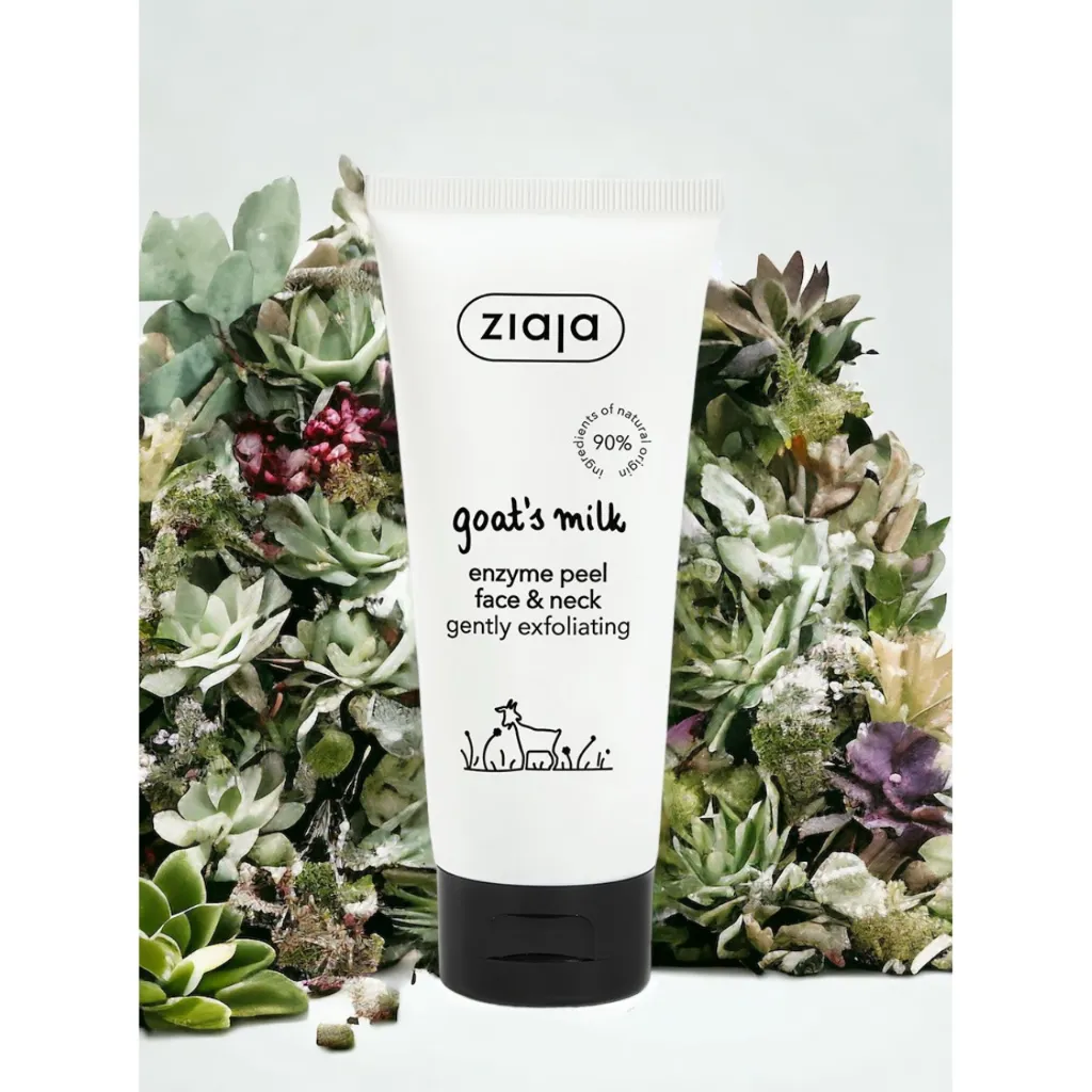 Ảnh Tẩy tế bào chết sữa dê cho da mặt và cổ Ziaja Goat's Milk Enzyme Peeling phù hợp cho da nhạy cảm 75ml 4
