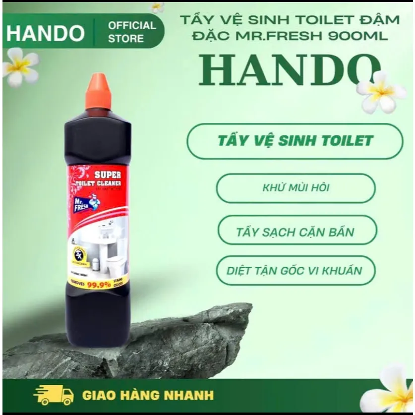 Ảnh Tẩy toilet bồn cầu siêu sạch diệt khuẩn Mr.Fresh 1L thơm 2