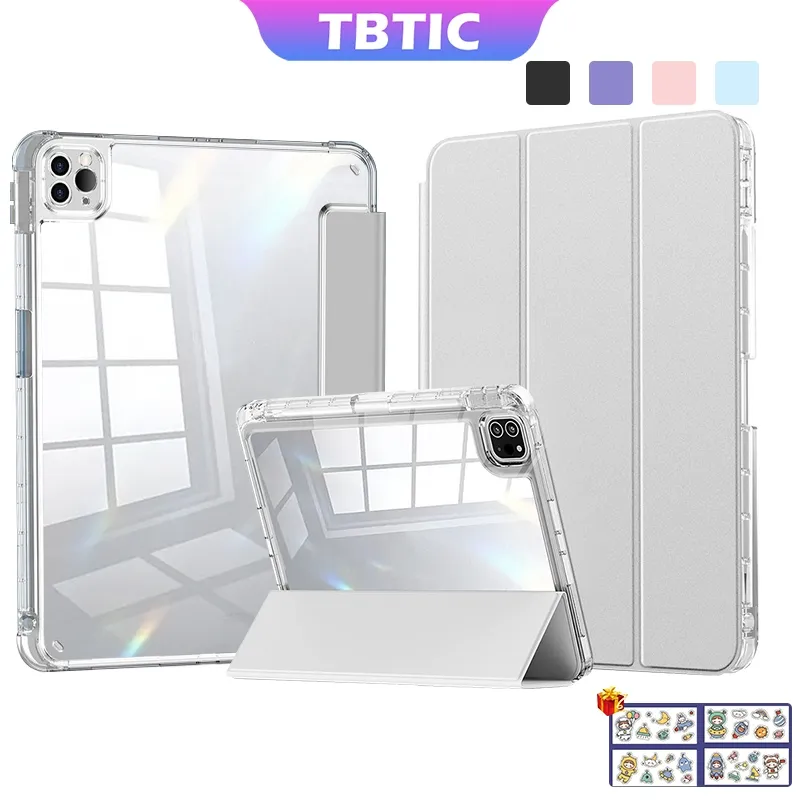 Ốp Lưng Tbtic Acrylic Trong Suốt Cho iPad Air/Pro/Gen/Mini - Bảo Vệ Toàn Diện, Có Khe Bút