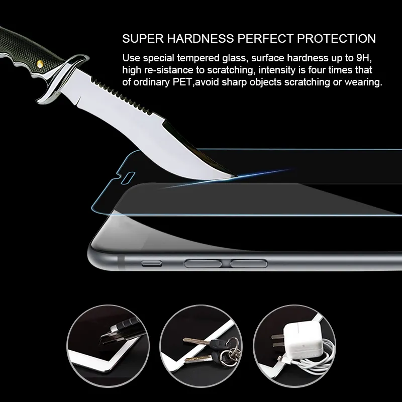 Ảnh Tbtic Cho iPhone 16 15 14 13 12 11 Pro Max Mini SE 2020 X Xs Max Xr 8 7 6 6s Plus Chống Ánh Sáng Xanh Bảo Vệ Màn Hình Kính Cường Lực Bảo Vệ Toàn Diện 3