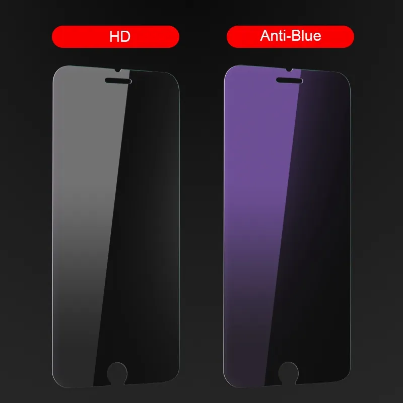Ảnh Tbtic Cho iPhone 16 15 14 13 12 11 Pro Max Mini SE 2020 X Xs Max Xr 8 7 6 6s Plus Chống Ánh Sáng Xanh Bảo Vệ Màn Hình Kính Cường Lực Bảo Vệ Toàn Diện 4