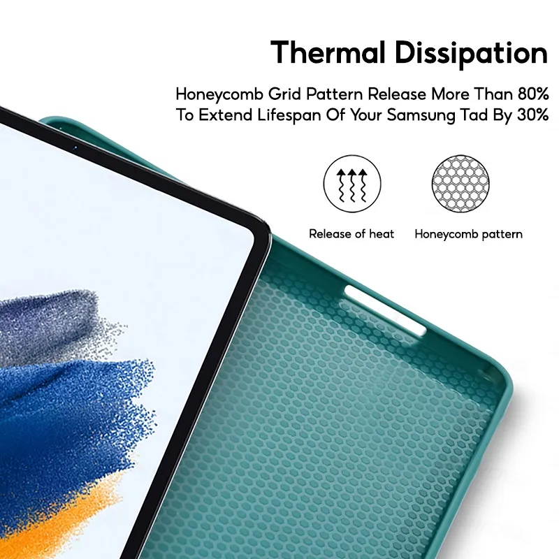 Ảnh TBTIC Cho Samsung Galaxy Tab S10 S9 FE S6 Lite 10.4 P620 P610 P615 P613 P619 A9 Plus A7 Lite 8.7 T225 10.4 T500 A8 10.5 X200 S7 11 T870 T875 S8 11 X700 Bao Da Lật 2