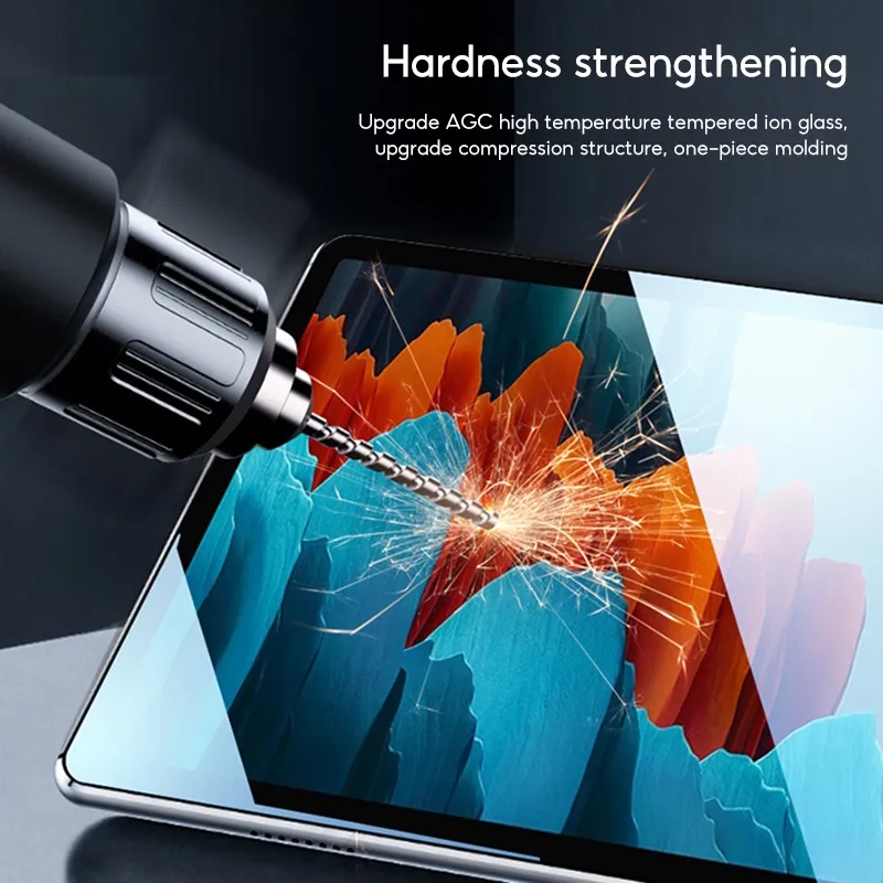 Ảnh TBTIC Cho Samsung Tab S10 S6 Lite A9 S9 Plus 11 8.7 A8 S6 10.5 A7 Lite 10.4 P620 S8 S7 11 FE 10.9 Kính Cường Lực Bảo Vệ Màn Hình 2