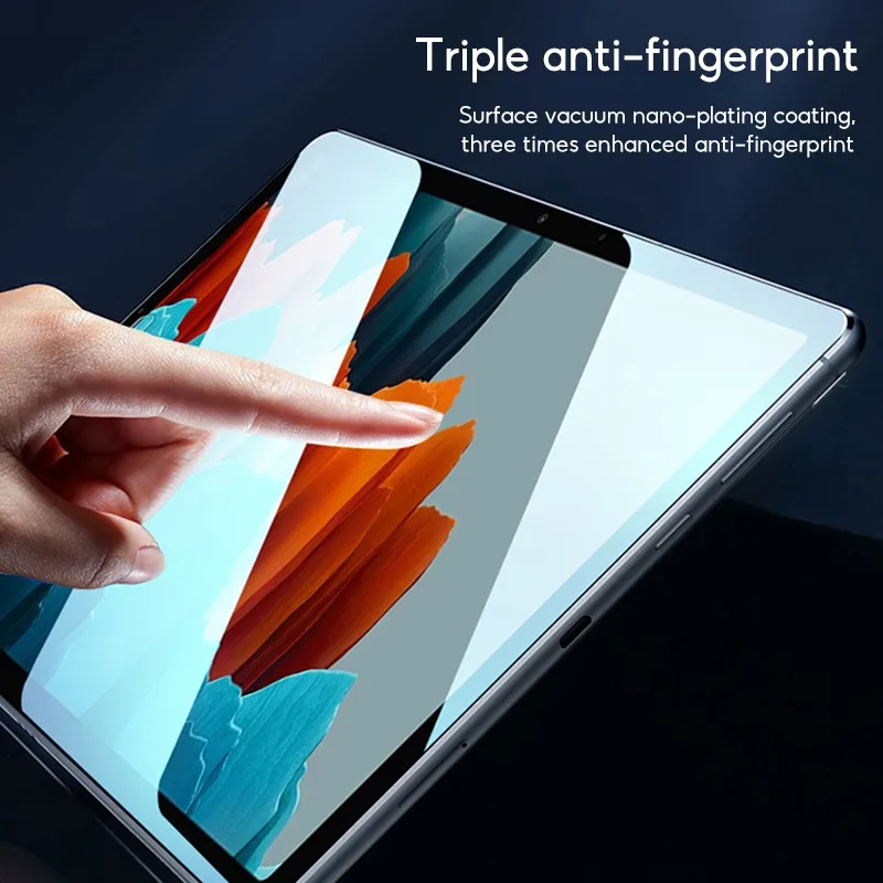 Ảnh TBTIC Cho Samsung Tab S10 S6 Lite A9 S9 Plus 11 8.7 A8 S6 10.5 A7 Lite 10.4 P620 S8 S7 11 FE 10.9 Kính Cường Lực Bảo Vệ Màn Hình 4