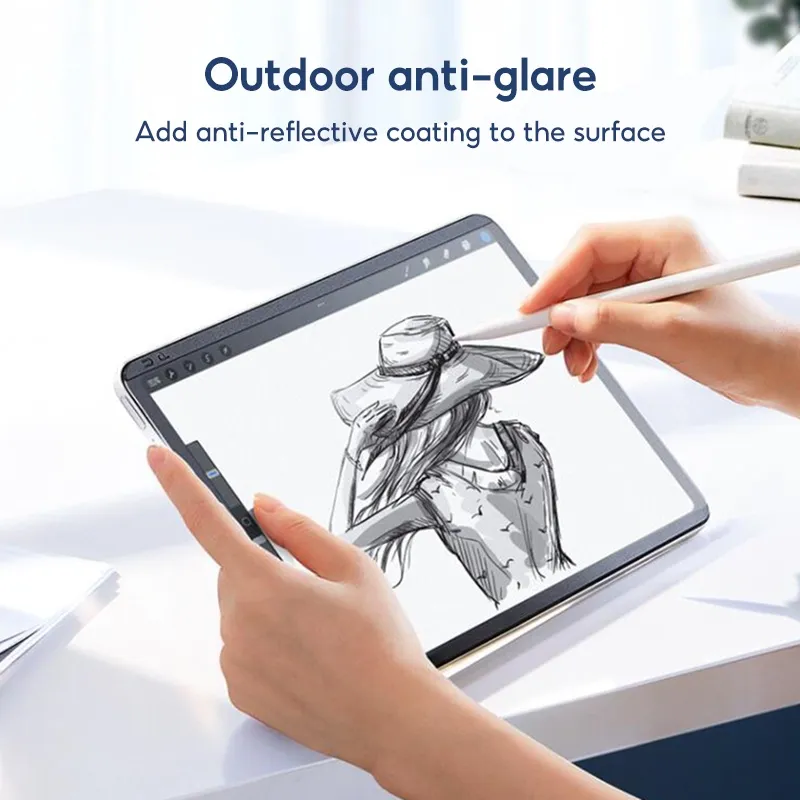 Ảnh Tbtic Từ Matte Giấy Như Tấm Bảo Vệ Màn Hình Cho iPad Air 7 M3 2025 6 Pro 11 13 2024 10.9 5th 4th Mini 6 10.5 3th 11th A16 10th 9th 8th 7th 6th Gen 5 4 10.5 10.2 9.7 8.3 2022 4