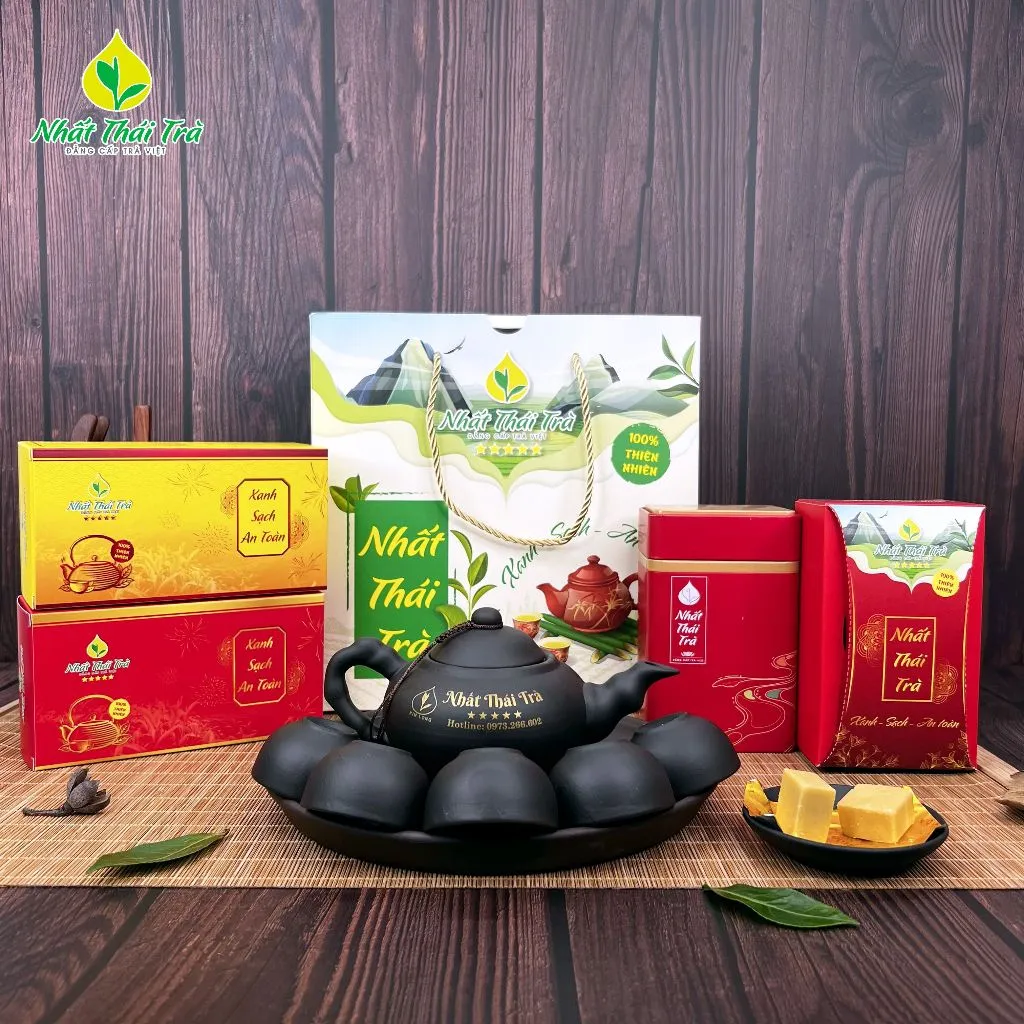 Ảnh Thái Nguyên Nhất Thái Trà mẫu quà biếu tặng đẹp 400gr H35.05 1
