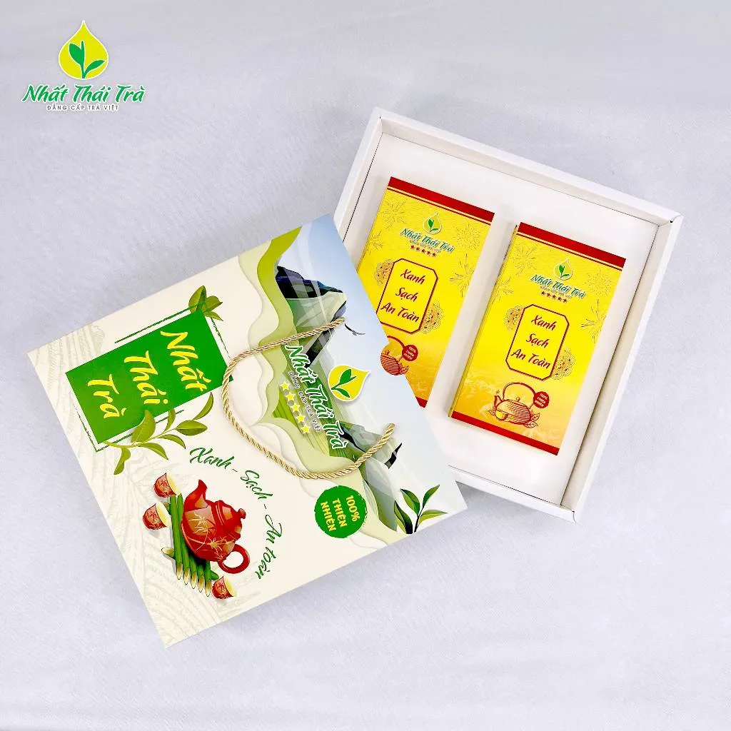 Ảnh Thái Nguyên Nhất Thái Trà mẫu quà biếu tặng đẹp 400gr H35.05 2