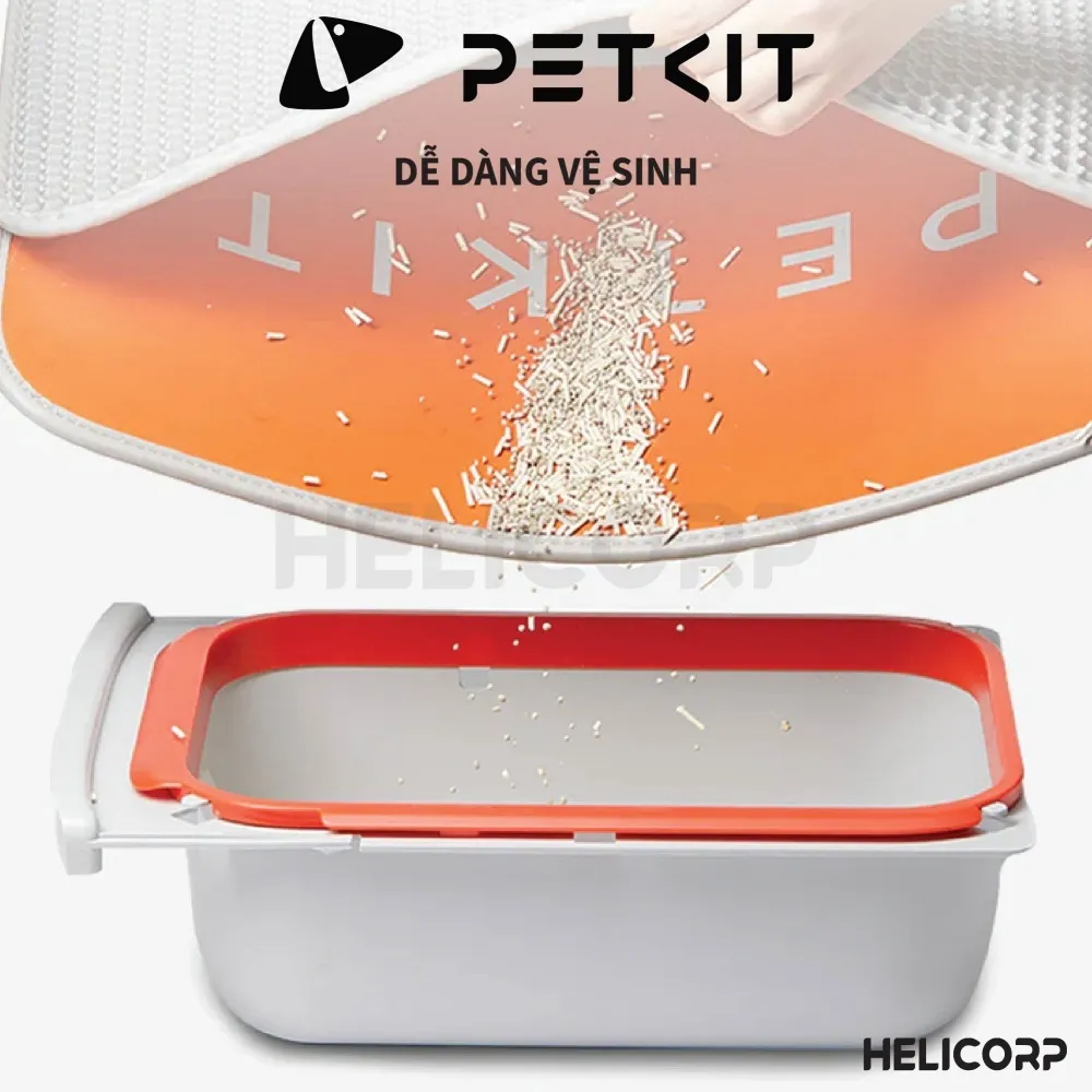 Ảnh Thảm Chống Cát Văng Ra Sàn Nhà Dùng Cho Máy Dọn Phân Mèo PETKIT 1