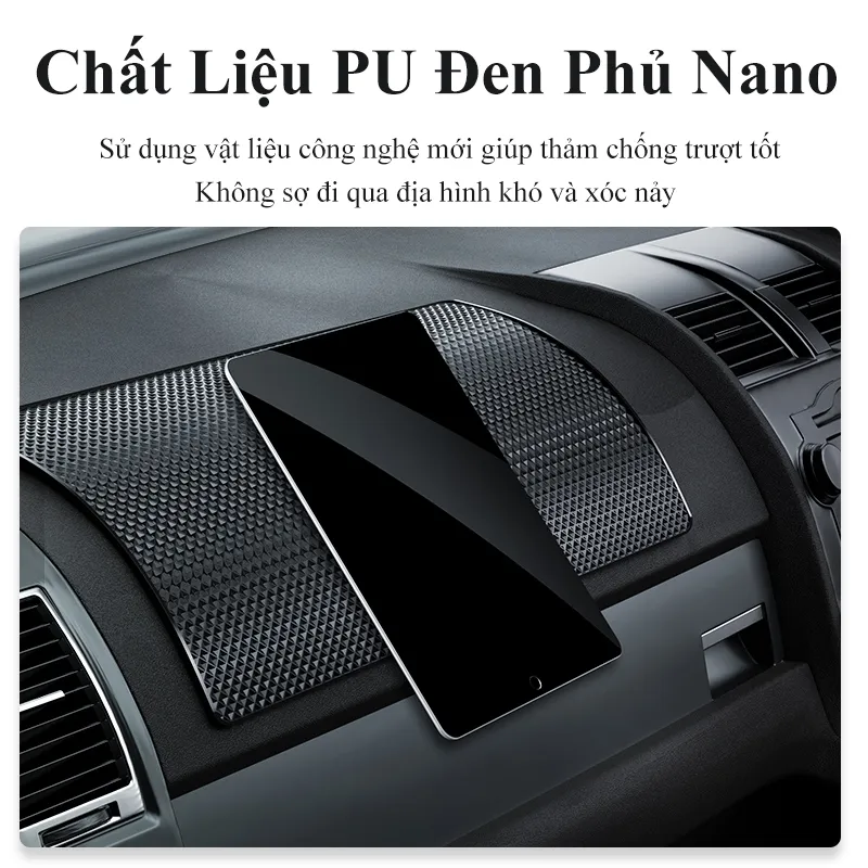 Ảnh Thảm lót silicon chống trượt ô tô MYT Miếng đệm lót taplo xe hơi siêu dính cố định điện thoại vật dụng nhựa PVC mềm 3