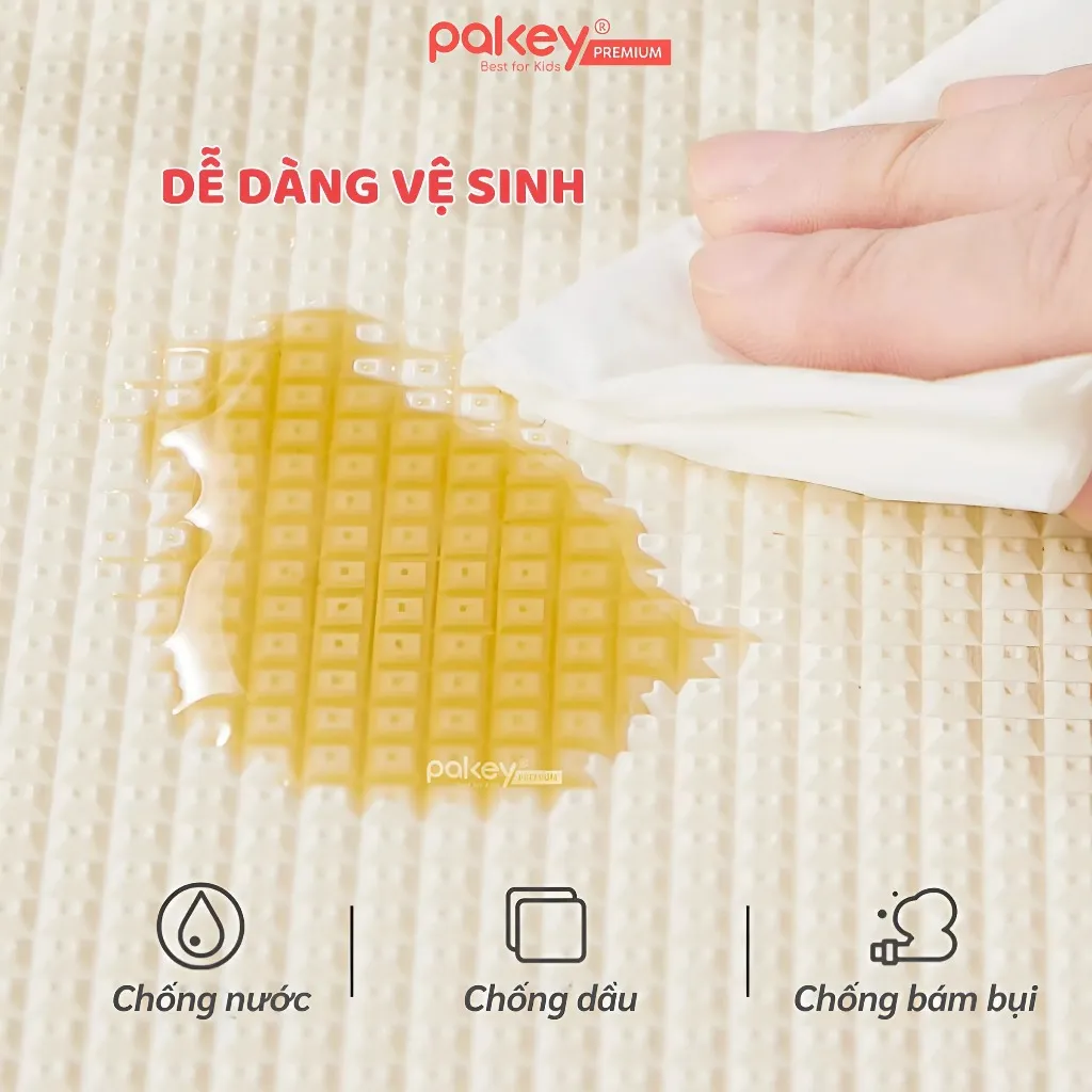 Ảnh Thảm Xốp Ghép PAKEY Bộ Nhiều Tấm 56cmx56cm Dày 2cm Họa Tiết Dễ Thương, Thảm Ghép Lót Sàn Cao Cấp Cho Bé Tập Bò, Tập Đi 4