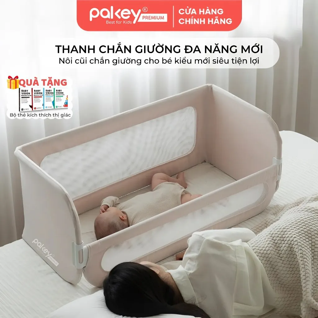 Review Thanh Chắn Giường PAKEY Cao Cấp 2024: Đa Năng, Gấp Gọn, An Toàn Cho Bé