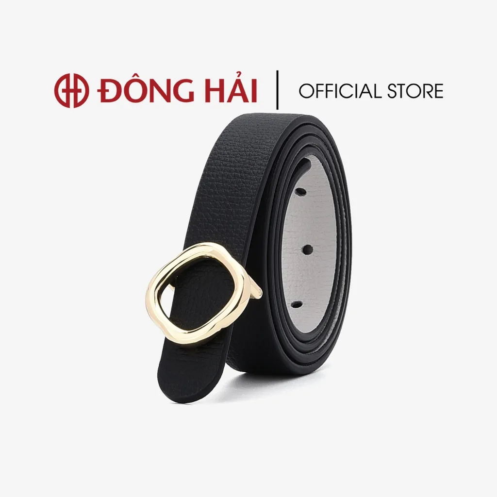 Ảnh Thắt Lưng Da Nữ Đông Hải Khoá Mạ Vàng Cách Điệu - PH01 2