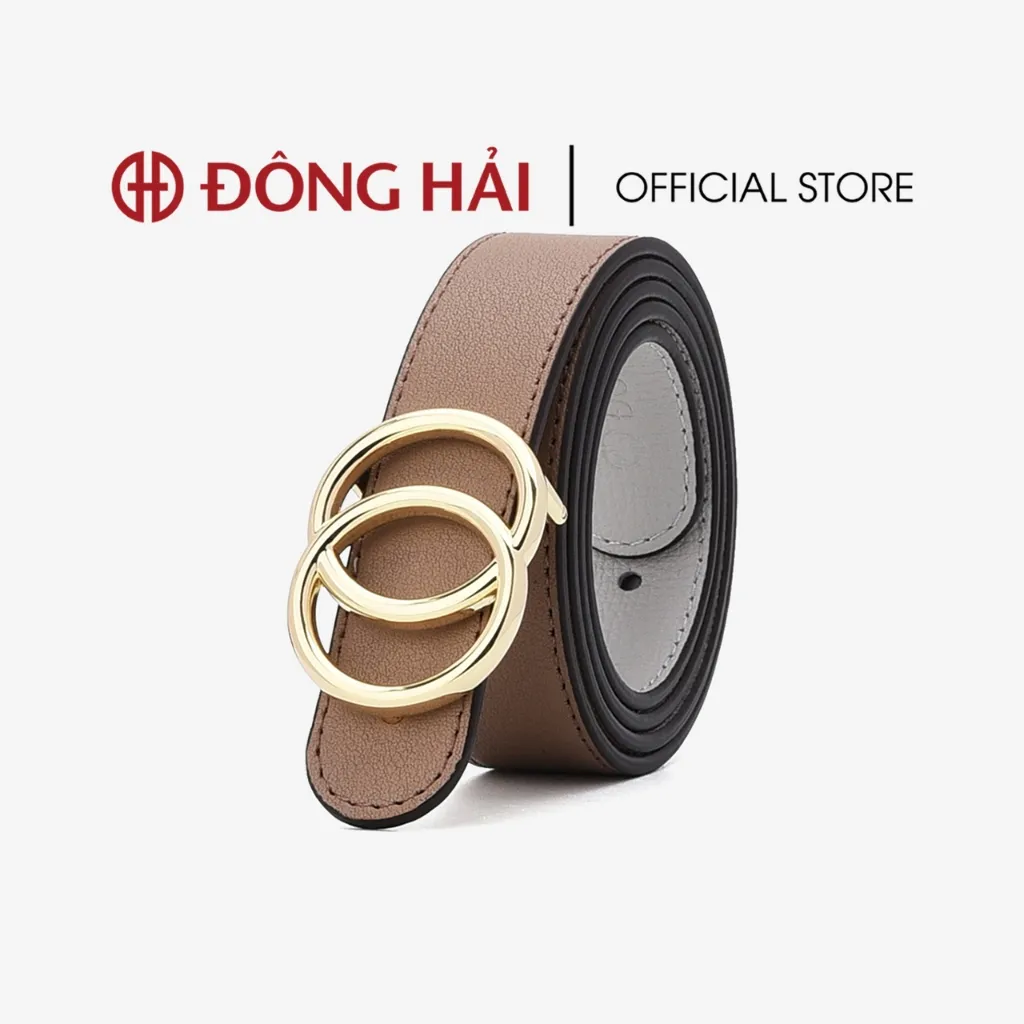 Ảnh Thắt Lưng Da Nữ Đông Hải Khoá Tròn Đôi - PH02 2