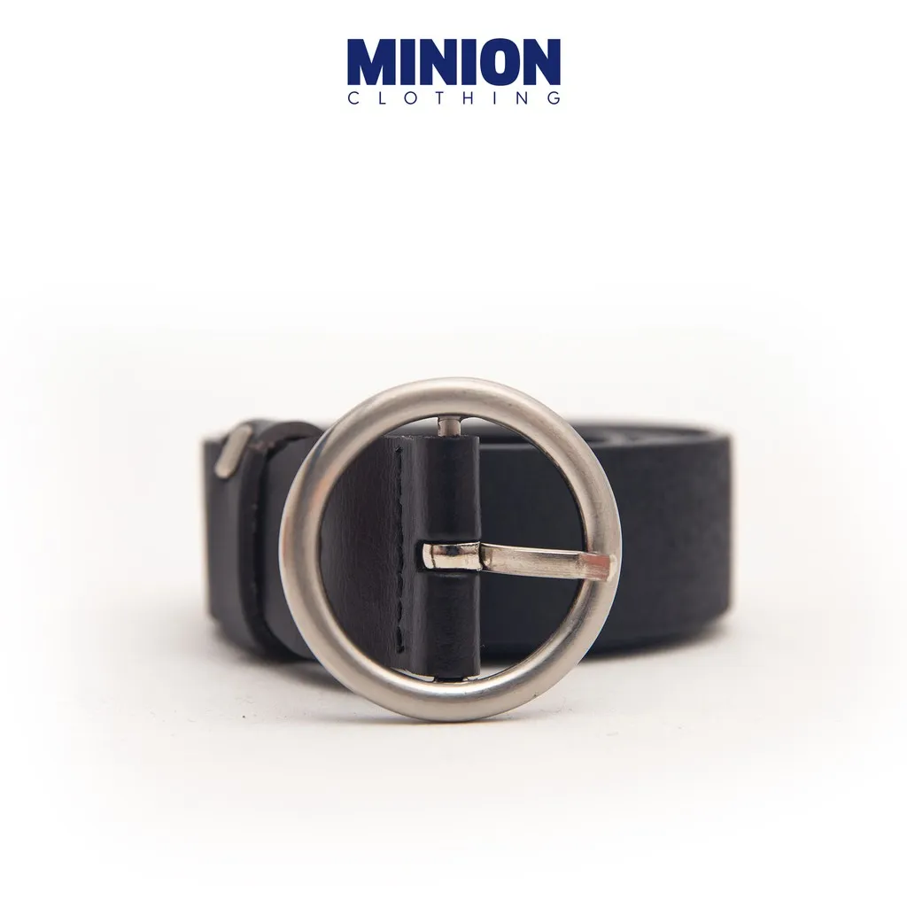 Ảnh Thắt lưng da Unisex MINIONCLOTHING nam nữ Ulzzang phong cách Unisex Streetwear TL0 2