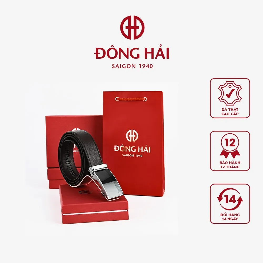 Ảnh Thắt Lưng Dây Nịt Nam Đông Hải Khóa Tăng Đơ Da Cao Cấp Bản Rộng 35mm Quà Tặng Cao Cấp - NITTDPU480 1