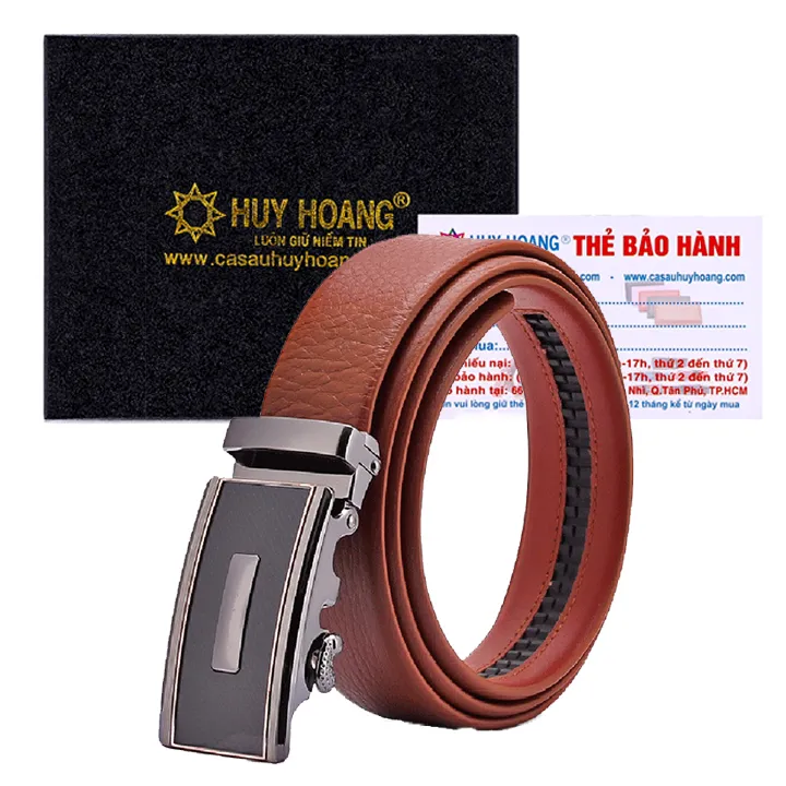 Ảnh Thắt lưng nam đầu tăng màu da, đen, nâu HP4125-26-27 (đầu khóa giao ngẫu nhiên) 1