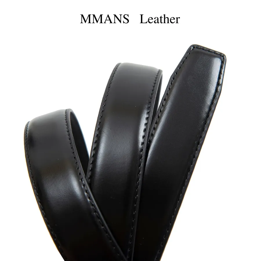 Ảnh Thắt lưng nam bản nhỏ MMANS bản 3cm khóa kim da bò nhập khẩu cao cấp chính hãng hợp kim chống gỉ 4