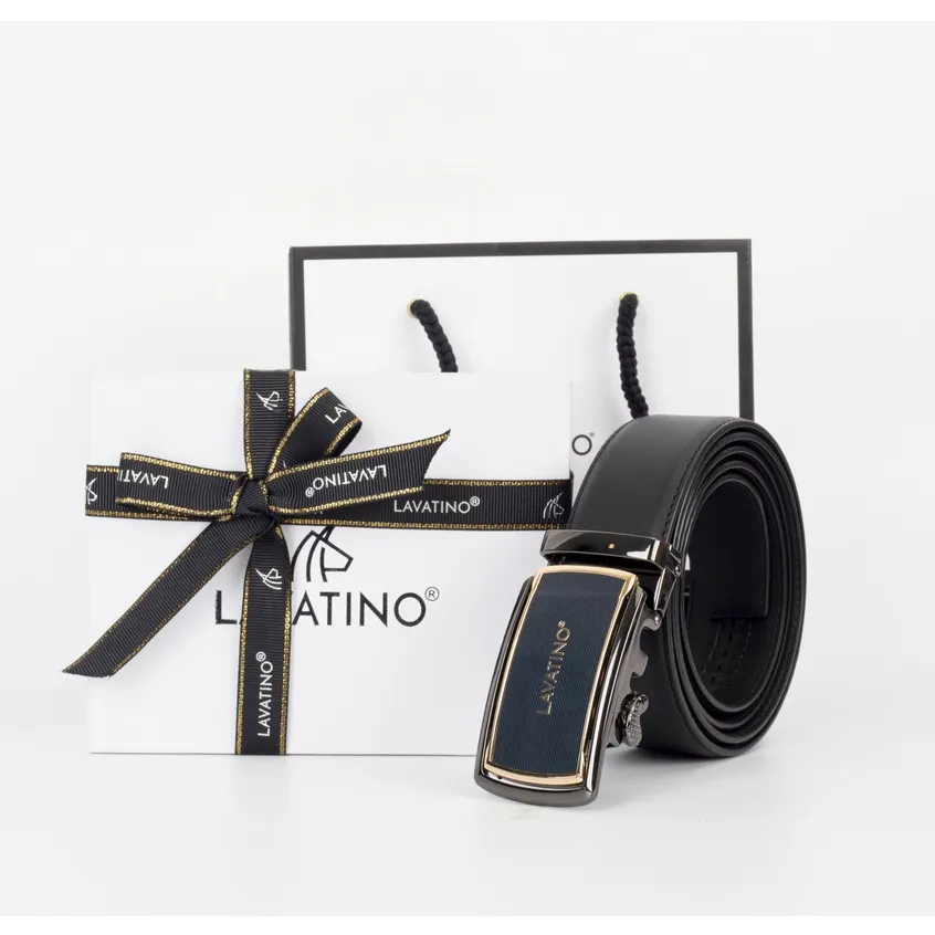 Ảnh Thắt Lưng Nam Cao Cấp Hàng Hiệu Full Box Chính Hãng LAVATINO Làm Quà Tặng Sinh Nhật - TIMELESS 04-04 3