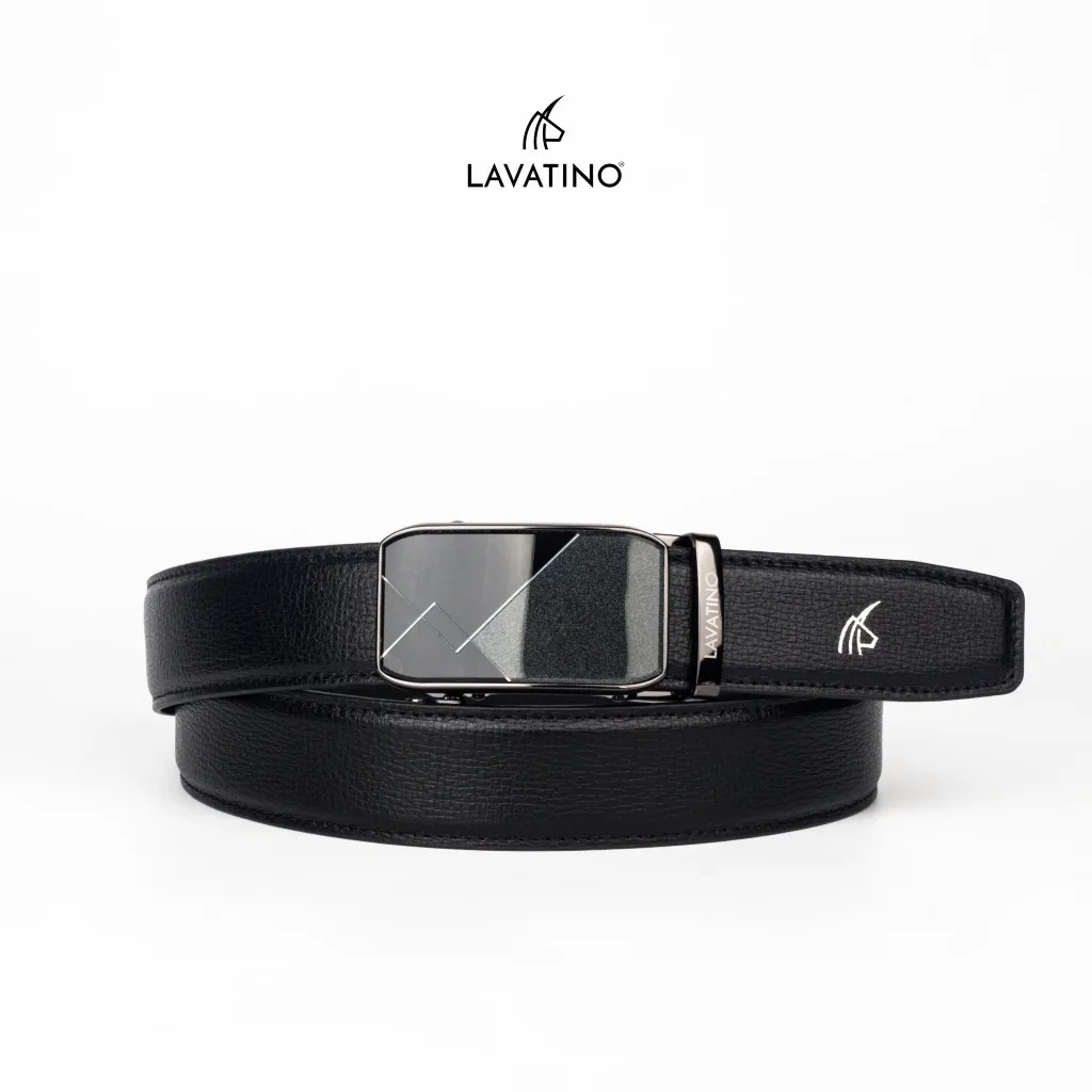 Ảnh Thắt Lưng Nam Da Bò Cao Cấp Thiết Kế Khóa Tự Động, Bảo hành chính hãng tại Lavatino [MT13] 1