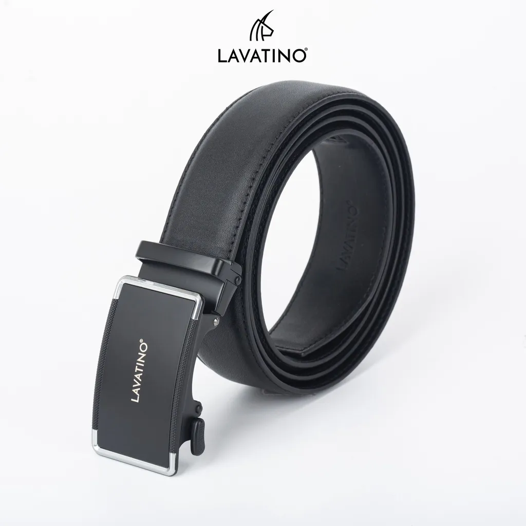 Ảnh Thắt Lưng Nam Da Bò Cao Cấp Hàng Hiệu Lavatino Khoá Tự Động Thiết Kế Sang Trọng TINO 03 2