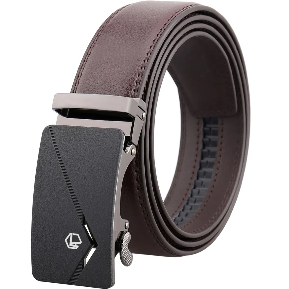 Ảnh Thắt lưng nam da thật Anh Tho Leather - P134 (Đen, Nâu) 3