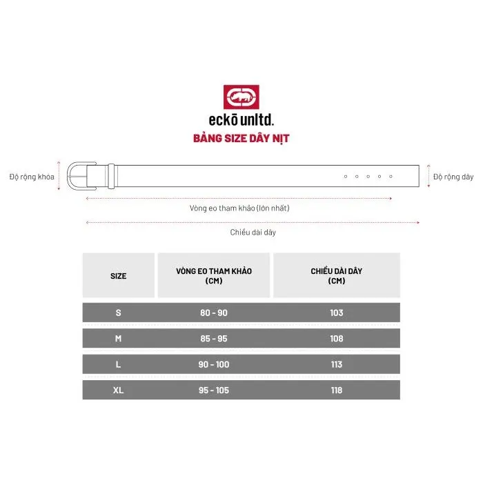 Ảnh Thắt lưng nam da thật ECKO UNLTD IF22-82004_28908539963 thời trang chính hãng 2