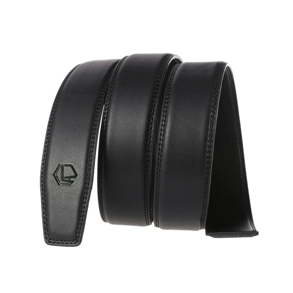 Ảnh Thắt lưng nam da thật không đầu khóa Anh Tho Leather - Đen 3
