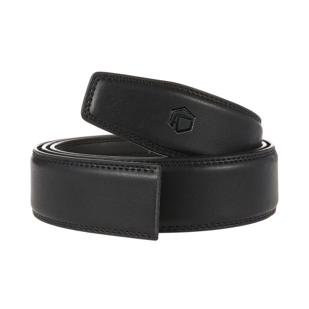 Ảnh Thắt lưng nam da thật không đầu khóa Anh Tho Leather - Đen 4