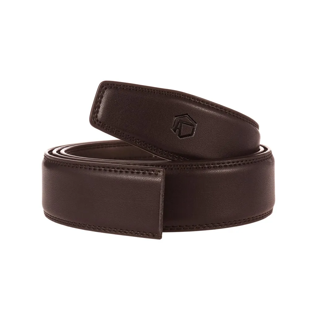 Ảnh Thắt lưng nam da thật không đầu khóa Anh Tho Leather - Nâu 4