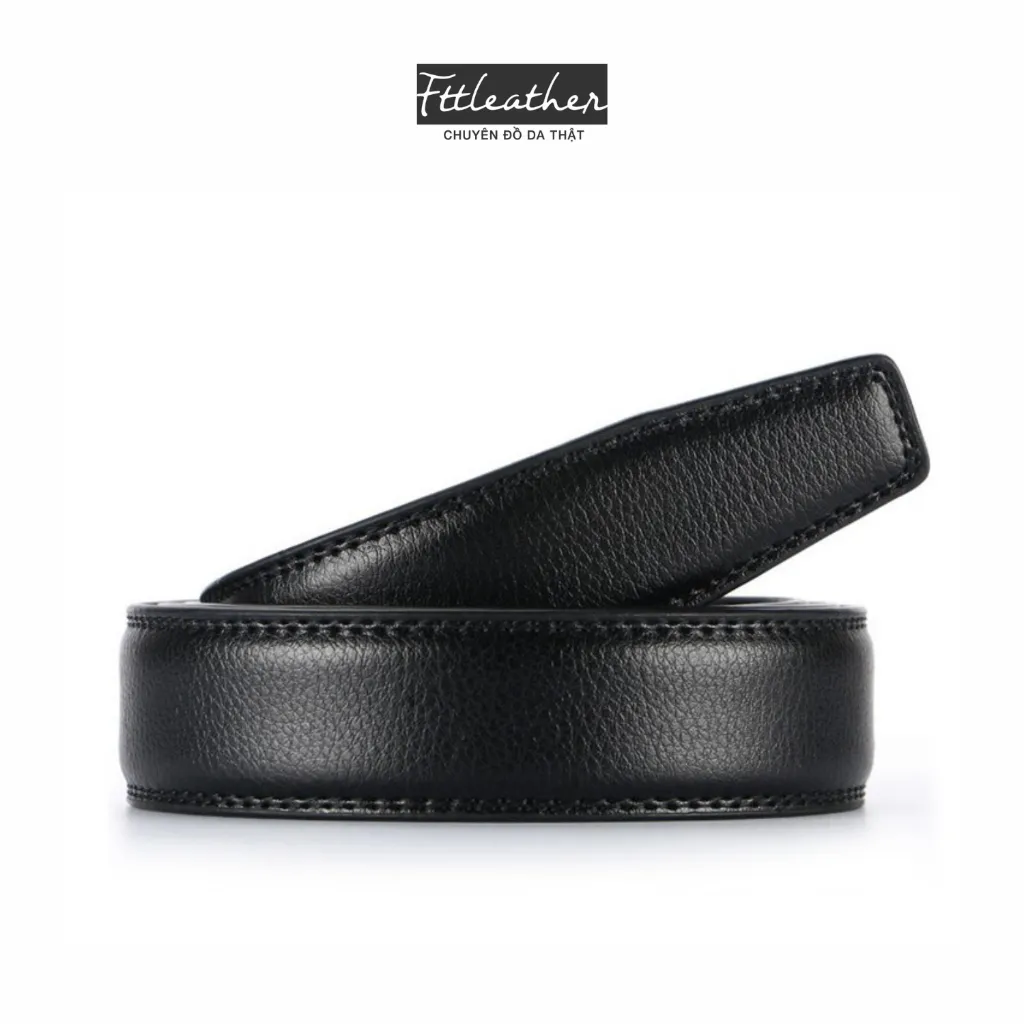 Ảnh Thắt lưng nam dây da bò thật Fttleather mặt trượt thông minh dây lưng cao cấp 4