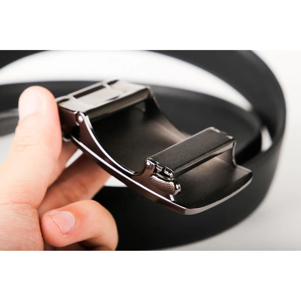 Ảnh Thắt lưng nam FTTLeather cao cấp dây da bò vân hạt thật mã DF220401 3