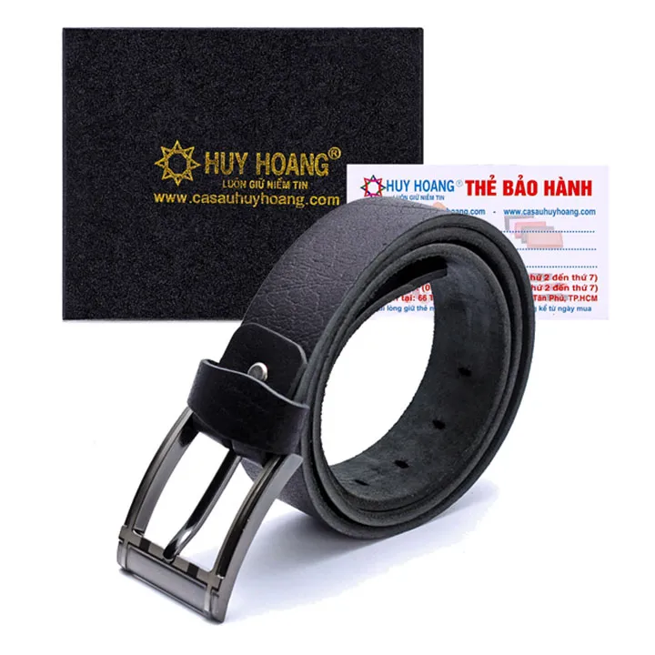 Ảnh Thắt lưng nam Huy Hoàng da bò cỡ lớn màu da, đen, nâu HP4101-02-03 2
