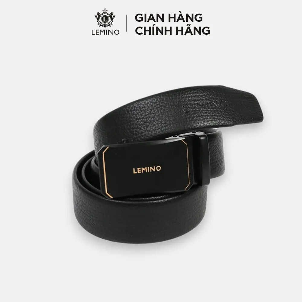 Ảnh Thắt Lưng Nam LEMINO LE72A1001 Dây Nịt Da Mặt Hợp Kim Đúc Nguyên Khối Khóa Trượt Tự Động 1