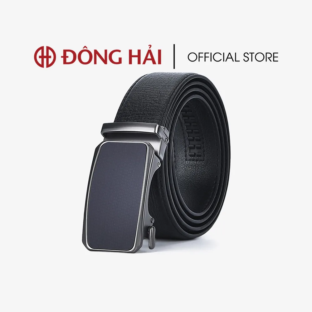 Ảnh Thắt Lưng Nam Đông Hải Da Dập Vân Đầu Khoá Tăng Đơ - PU05 3