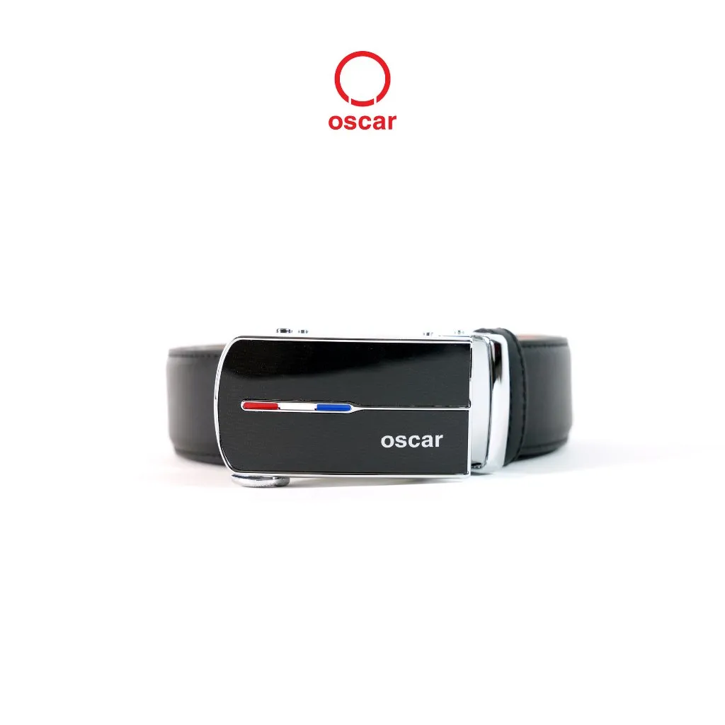 Ảnh Thắt lưng nam Oscar khóa tự động, dây da bò thật nhập khẩu, khóa kim loại không gỉ - 050 1