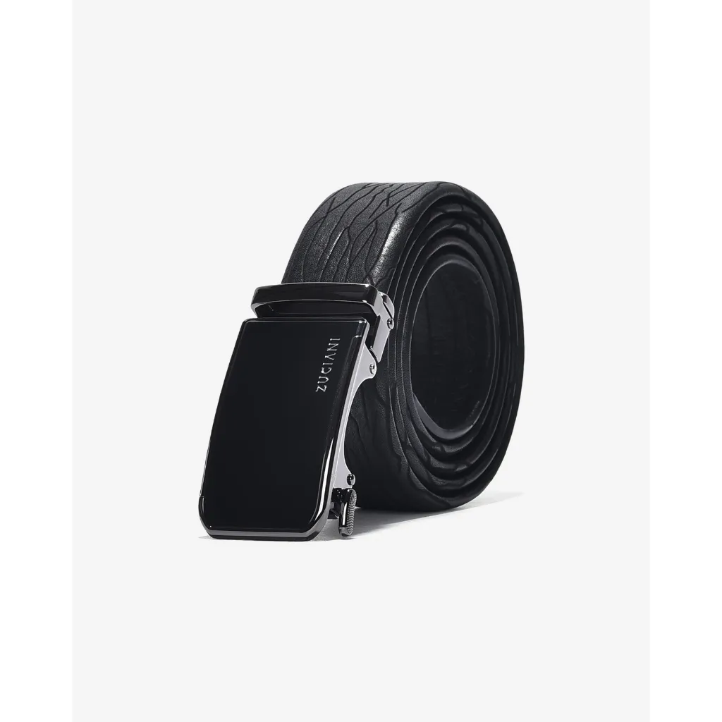 Ảnh Thắt Lưng Nam Zuciani Khóa Tăng Đơ Vân Da - HZB4 2