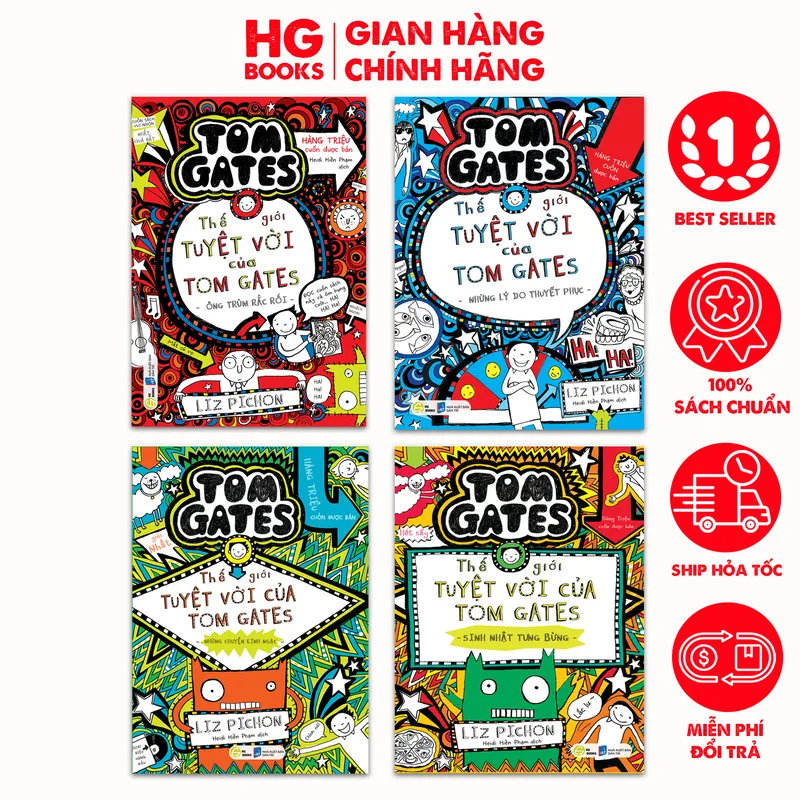 Ảnh Thế Giới Tuyệt Vời Của Tom Gates - Song ngữ Việt-Anh. Truyện tranh kèm audio và từ vựng chọn lọc. 1