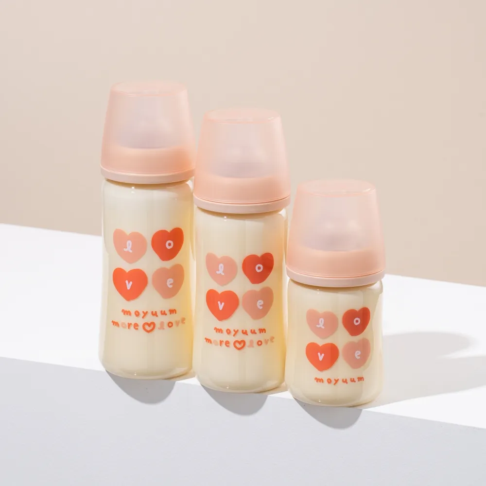 Ảnh Thế hệ 3 - Bình sữa PPSU Moyuum - Mẫu tim - 330ml - Kèm núm 3 (6m+) 3