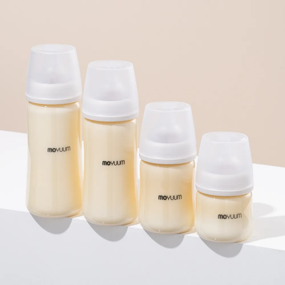 Ảnh Thế hệ 3 - Bình sữa PPSU Moyuum - Mẫu trơn - 330ml - Kèm núm 3 (6m+) 4