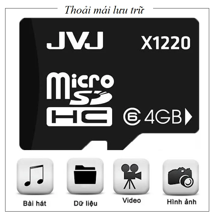 Ảnh Thẻ nhớ JVJ 4G Class 10 - Chuyên dụng tốc độ cao 2