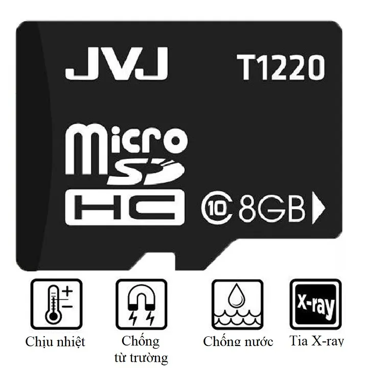Ảnh Thẻ nhớ JVJ 8G C10 tốc độ cao microSDHC 2